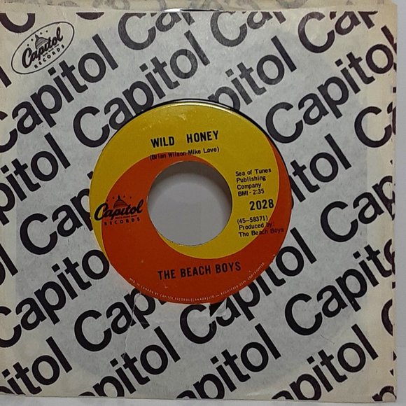 The Beach Boys Wild Honey/Wind Chimes 45 RPM Single Vinyl - Picture 1 of 4